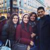 Fátima Bernardes e seus filhos Bia, Laura e Vinícius Bonnemer de férias pela Europa