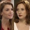 Diana (Alinne Moraes) ouve uma mensagem enviada por Vanessa (Lorena Comparato) contando que um segredo de Júlia (Nathalia Dill) foi descoberto por ela, no capítulo desta quarta-feira, dia 28 de dezembro de 2016, na novela 'Rock Story'