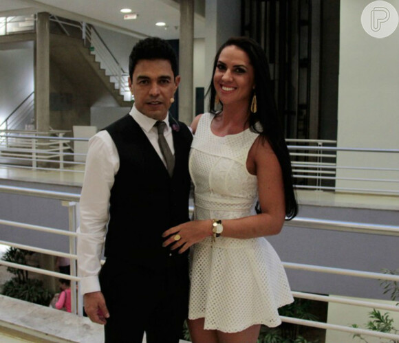Zezé Di Camargo, da dupla com Luciano, namora a jornalista Graciele Lacerda