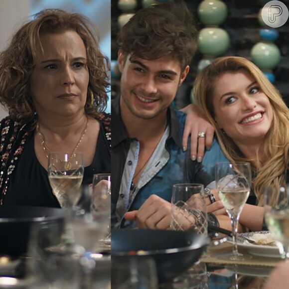 Néia (Ana Beatriz Nogueira) contrata uma mulher para seduzir Léo (Rafael Vitti) e conseguir estragar seu noivado com Diana (Alinne Moraes), no capítulo deste sábado, dia 31 de dezembro de 2016, na novela 'Rock Story'