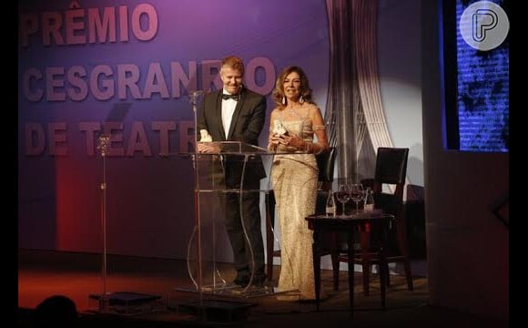 Miguel Falabella e Marília Pêra apresentam Prêmio Cesgranrio de Teatro