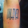 Thammy Miranda posta foto de tatuagem que fez para homenagear a namorada, Andressa Ferreira, nesta quarta-feira, 22 de janeiro de 2014; o casal está junto há um mês