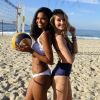 No 3 minutos da semana, Aline Dias e Barbara França se enfrentam em partida de vôlei