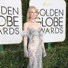 Nicole Kidman de Alexander McQueen no Globo de Ouro 2017, em Los Angeles, nos Estados Unidos, na noite deste domingo, 8 de janeiro de 2017