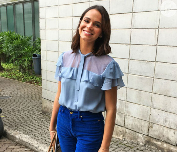 Atriz ficou feliz por ganhar 'brigadeiro fit' do professor após um treino intenso