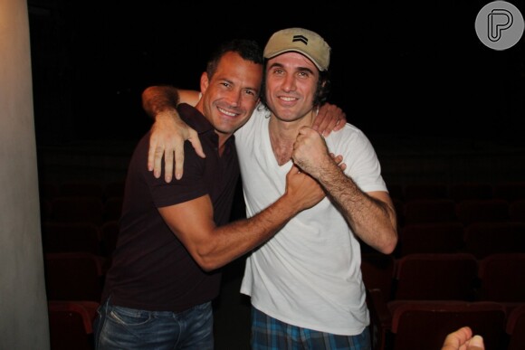Malvino e Eriberto são amigos há cerca de dez anos. Os atores, que contraceram em 'Guerra dos Sexos' em uma luta, voltarão a trabalhar juntos no filme 'A Jaula de Ouro'