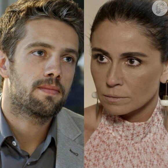 César (Rafael Cardoso) pretende sequestrar Alice (Giovanna Antonelli) e levá-la para fora do país após se casar com ela, na novela 'Sol Nascente'