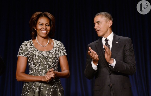 Barack Obama homenageou a esposa, Michelle Obama durante o café da manhã, em Washington