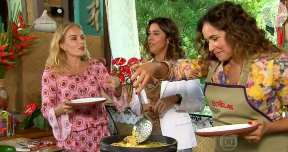 Daniela Mercury cozinhou uma moqueca para Malu Verçosa no programa