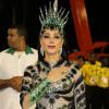 Christiane Torloni já desfila na Marquês de Sapucaí, no Carnaval carioca, há muitos anos e sempre pela Acadêmicos do Grande Rio