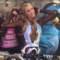 Paris Hilton comemora 33 anos com bolo de princesa em boate de Florianópolis