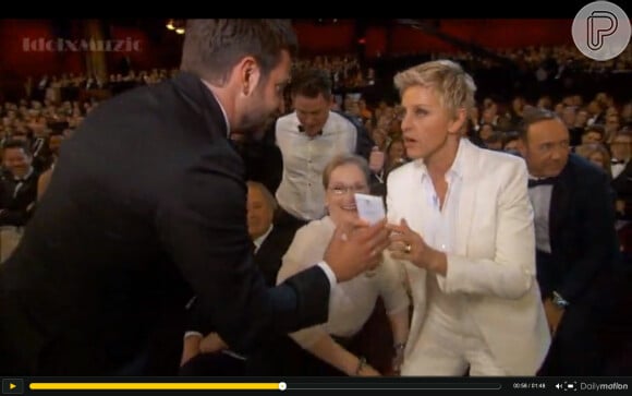 Ellen sugeriu que Bradley Cooper fotografasse