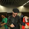 David Beckham desembarca no Brasil em 5 de março de 2014. O ex-jogador veio para assistir aos desfiles das campeãs, no Rio