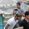 David Beckham deu um show de simpatia enquanto esteve no Vidigal, comunidade da Zona Sul do Rio de Janeiro, e atendeu aos pedidos de fotos com fãs