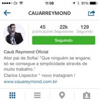 Cauã Reymond aciona Justiça para processar dono de perfil falso no Instagram