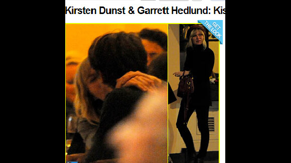 Kirsten Dunst e Garrett Hedlund são flagrados aos beijos em Londres