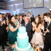 Renato Aragão no aniversário de 15 anos da filha, Lívian Aragão, na útlima sexta-feira, 14 de março de 2014