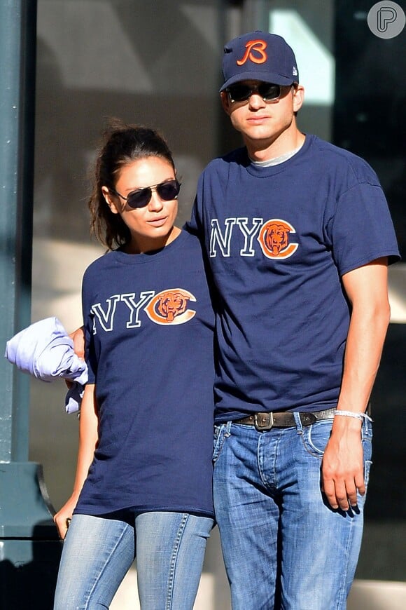 Mila Kunis e Ashton Kutcher namoram desde 2012