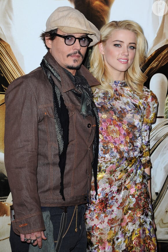 Johnny Depp e Amber Heard noivaram no dia 17 de março de 2014