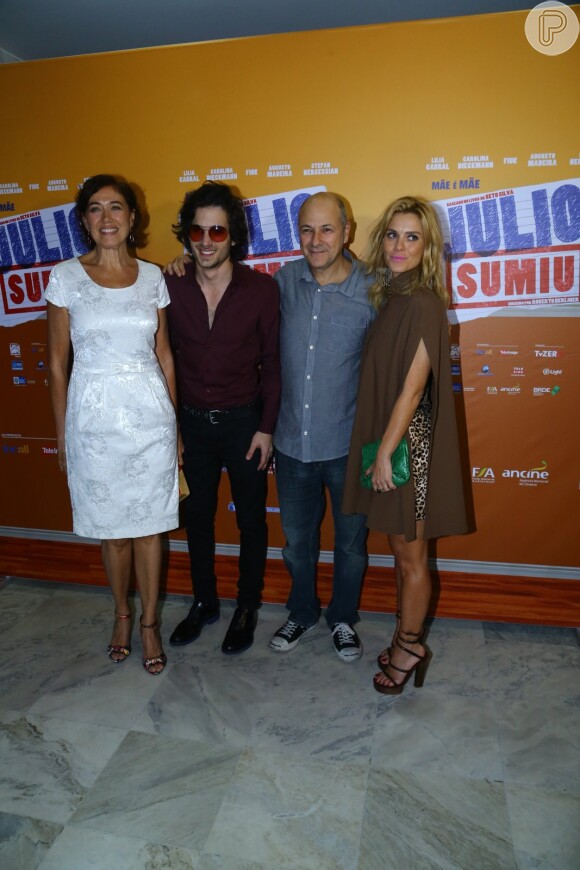 Famosos vão à pré-estreia do filme 'Julio Sumiu' no Rio de Janeiro