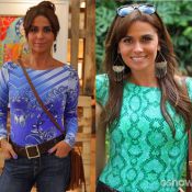 Figurino de novela: bodies e maxibrincos de Clara (Giovanna Antonelli) esgotam