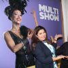 Samantha Schmutz lança o programa 'Não tá Fácil pra Ninguém', do canal pago Multishow, com a presença de amigos famosos, em 8 de abril de 2014