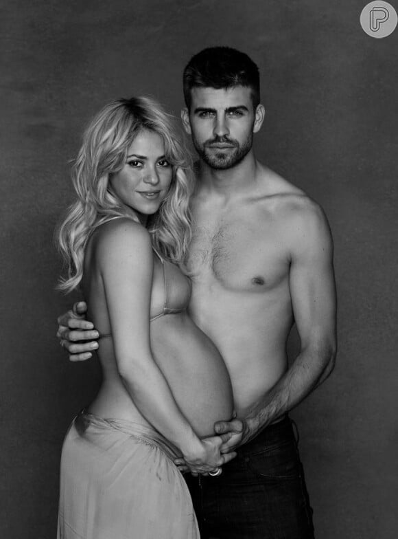Shakira deu à luz Milan, seu primeiro filho, em Barcelona, na Espanha, na noite desta terça-feira, 22 de janeiro de 2013