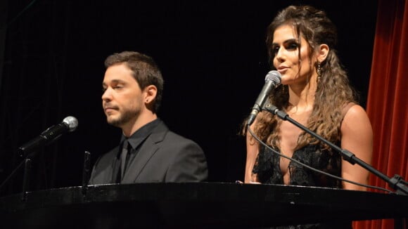 Deborah Secco e o namorado, Bruno Torres, apresentam festival de cinema em PE
