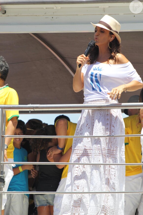 Ivete Sangalo vai desfalcar o programa pois vai se apresentar no Rock in Rio Lisboa no dia 27 de maio de 2014