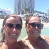 De férias desde o fim de 'Amor à Vida', Susana Vieira curte praia com a nora nos Estados Unidos