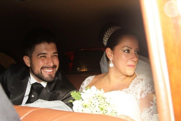Edu Pedroso se casou com Silvia Abravanel em um cerimônia discreta para amigos em familiares, em dezembro de 2013