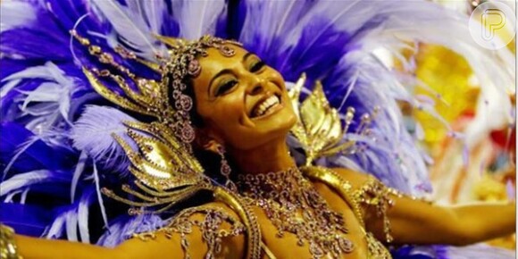 O último desfile de Juliana Paes como rainha de bateria da Viradouro foi em 2008
