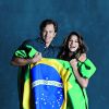 Bruna Marquezine e Gabriel Braga Nunes foram clicados no clima da Copa do Mundo 2014 para a grife Mr. Cat