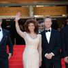 Sophia Loren prestigia a première do filme 'Two Days, One Night' no Festival de Cannes 2014
