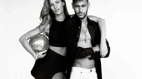 Gisele Bündchen e Neymar ilustram capa da edição de junho da 'Vogue Brasil'