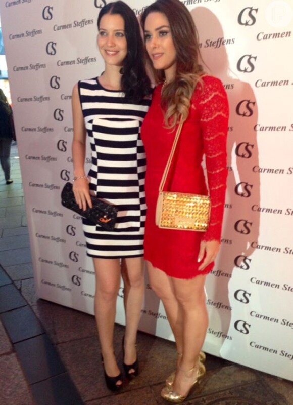 Nathalia Dill e Fernanda Machado prestigiam a inauguração da loja Carmen Steffens durante o Festival de Cannes 2014