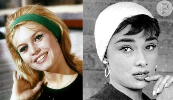 As musas inspiradoras Brigitte Bardot e Audrey Hepburn do estilo que virou febre no final da década de 50