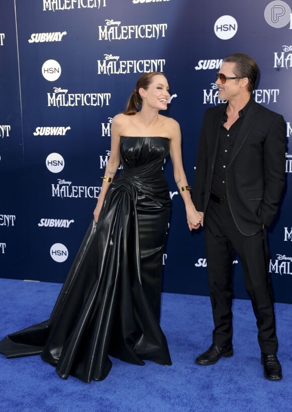'Malévola' é protagonizado por Angelina Jolie. Vivienne, uma das filhas do casal, também está no elenco
