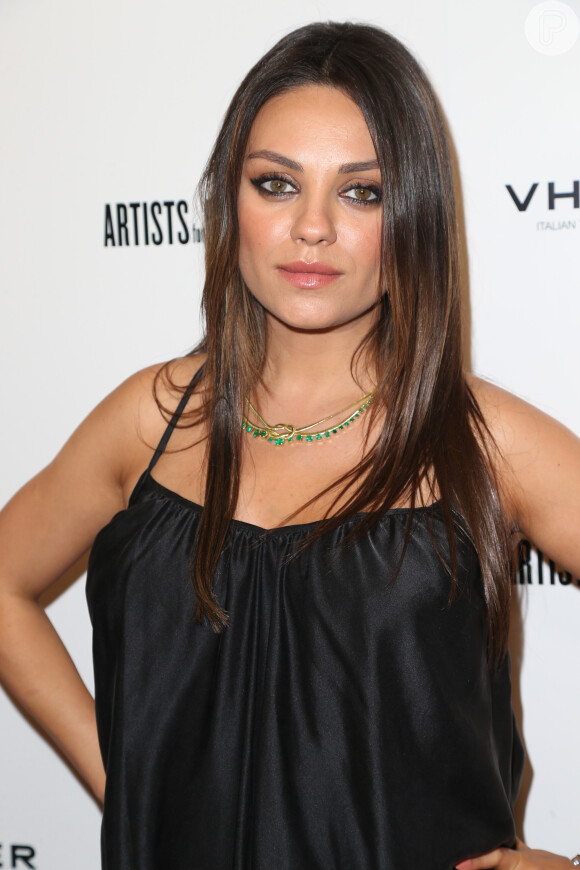 Mila Kunis participou de uma première na noite desta segunda-feira, 09 de junho de 2014, em Los Angeles, nos EUA