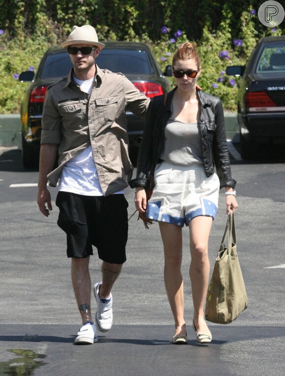 Justin Timberlake e Jessica Biel namoram desde 2007 e concordaram que agora não é a hora de ter um bebê