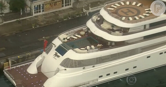 Leonardo DiCaprio se hospeda em iate milionário ancorado no Píer Mauá, no Rio