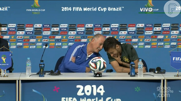 Ao lado do técnico Luiz Felipe Scolari, mais conhecido como Felipão, Neymar disse que está preparado para jogo da Seleção Brasileira contra a Croácia, que acontecera nesta quinta-feira 12 de maio de 2014
