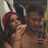 Neymar passou o seu dia de folga, na quarta-feira, 18 de junho de 2014, com Bruna Marquezine. Os dois ficaram no hotel Santa Teresa, no Rio de Janeiro