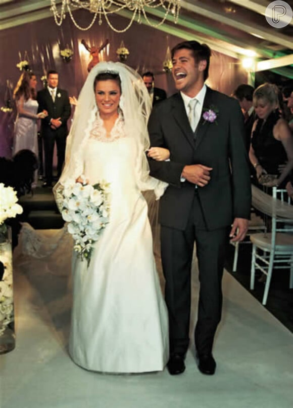 Dado e Viviane se casaram em 2009 e ficaram juntos por 11 meses