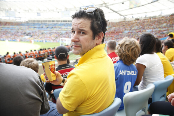 Murilo Benício também assistiu ao jogo do camarote  BeerGarden de Budweiser, no Maracanã, no Rio de Janeiro