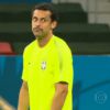 Fred, atacante da Seleção Brasileira, voltou a exibir o bigode no visual para homenagear o pai, Juarez, no jogo desta segunda-feira, 23 de junho de 2014, contra a Seleção de Camarões