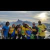 Sheron Menezzes preferiu vibrar pela vitória do Brasil ao lado da família, no Rio de Janeiro: 'Vai pra cima, Brasil!'