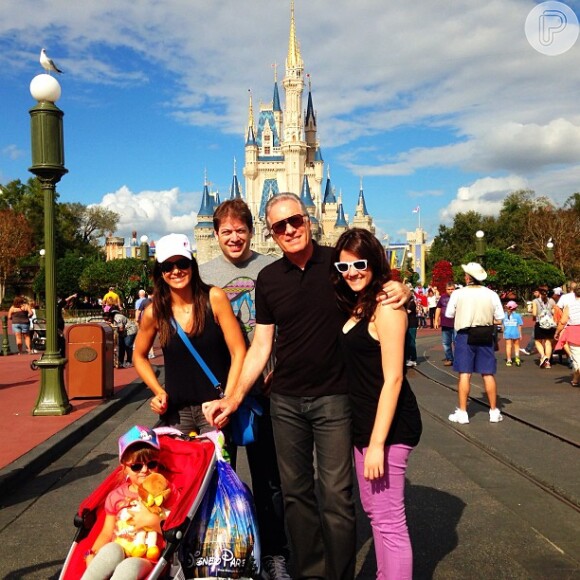Rafaella passou as férias de final de ano ao lado da família na Disney