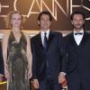 Nicole Kidman, Clive Owen e Rodrigo Santoro posam durante a premiere do telefilme 'Hemingway & Gelhorn', em Cannes, na França, em maio de 2012