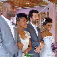 'Em Família': vestidas de noiva, Alice e Neidinha se casam no mesmo dia